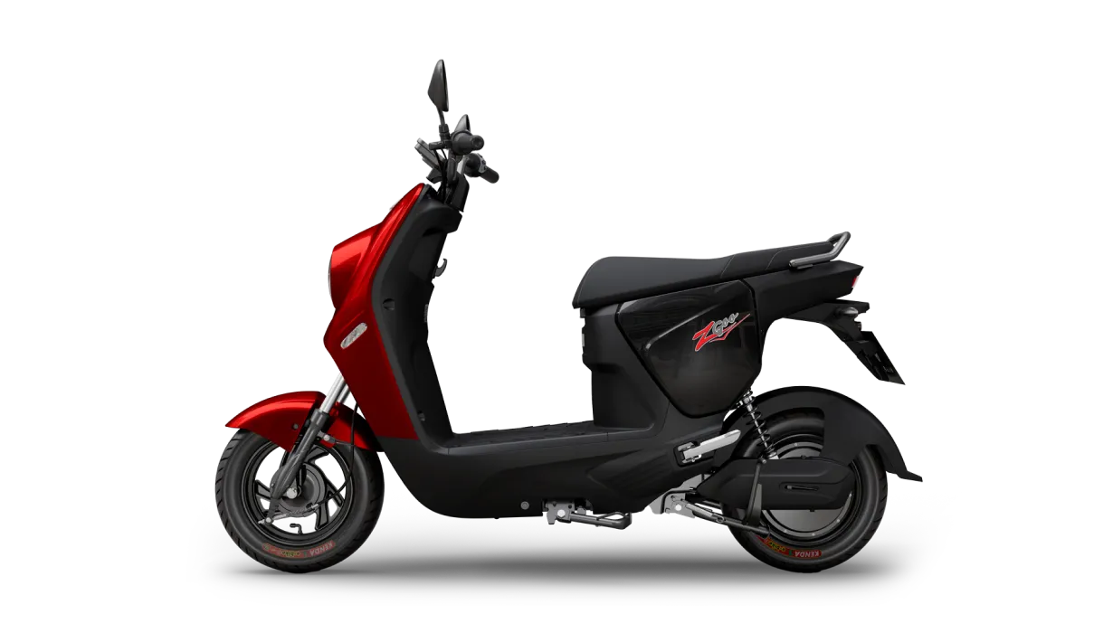 Thiết kế xe máy điện VinFast ZGoo màu đỏ