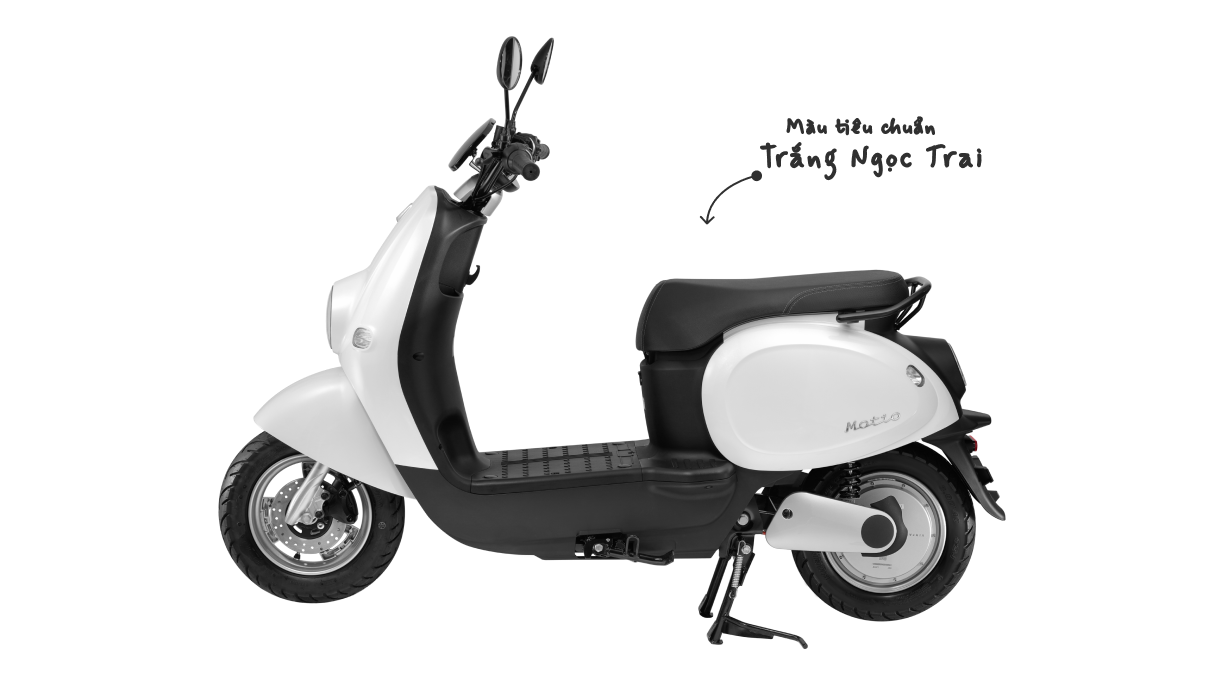 Xe máy điện VinFast Motio màu trắng