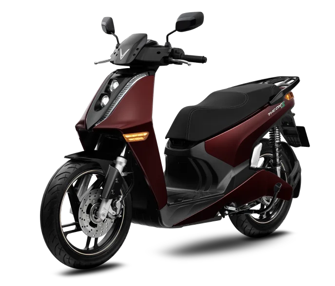 Xe máy điện VinFast Theon S màu đỏ