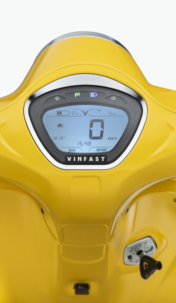 Giao diện đồng hồ xe VinFast Evo200
