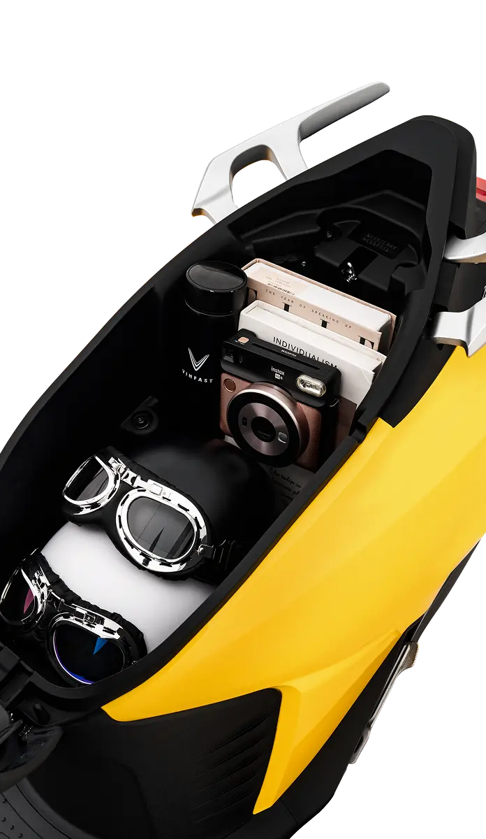 Vento NEO có thể tích côp xe lên đến 25l