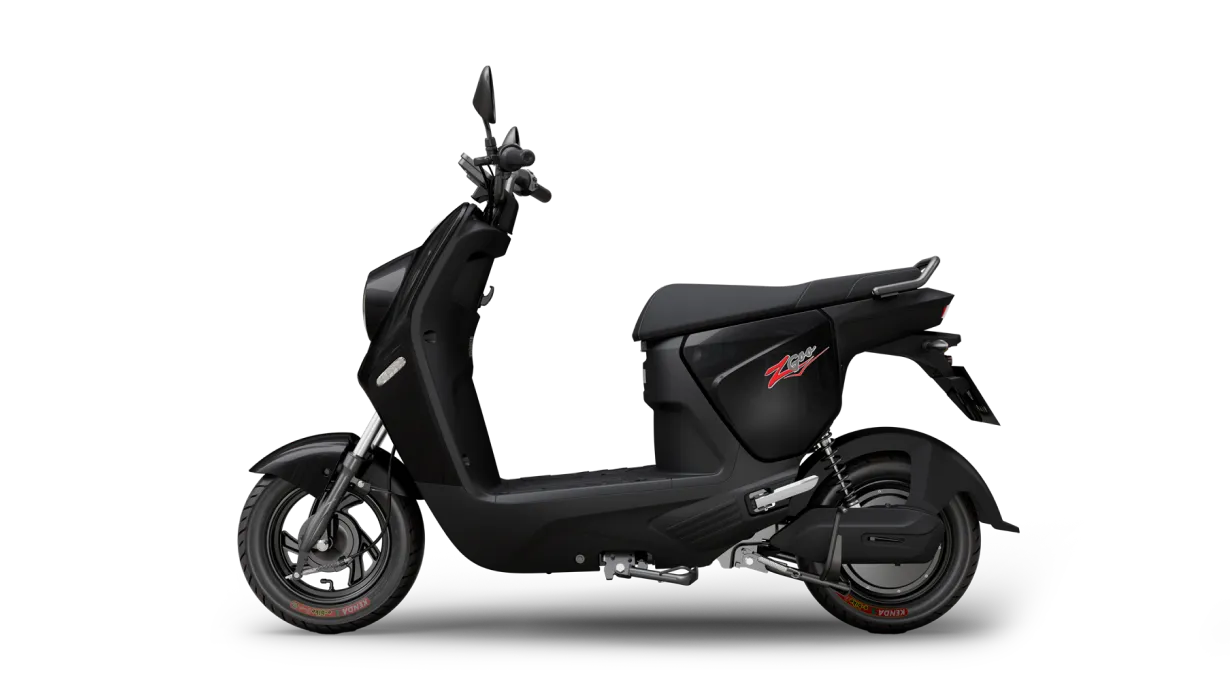 Thiết kế xe máy điện VinFast ZGoo màu xanh