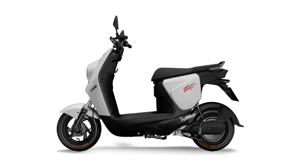 Thiết kế xe máy điện VinFast ZGoo màu trắng