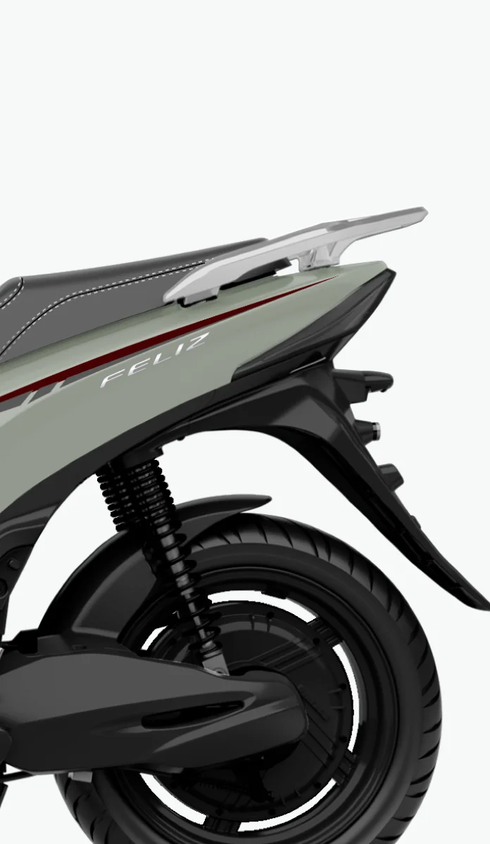 FELIZ 2025 Xe máy điện VinFast FELIZ 2025 di chuyển được 198km cho 1 lần sạc