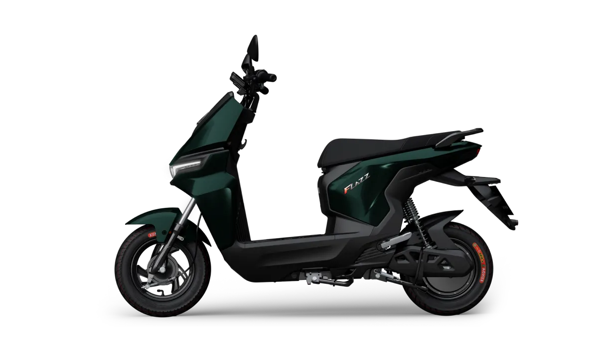 Thiết kế xe máy điện VinFast Flazz màu xanh