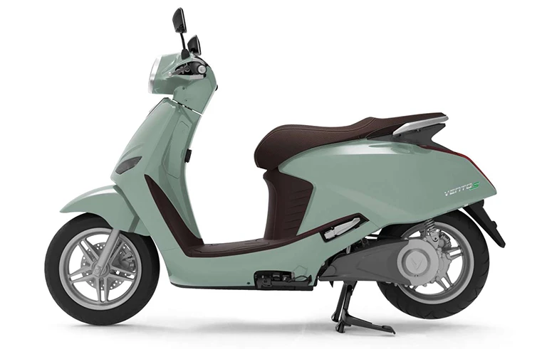 Xe máy điện VinFast Vento S màu xanh ngọc