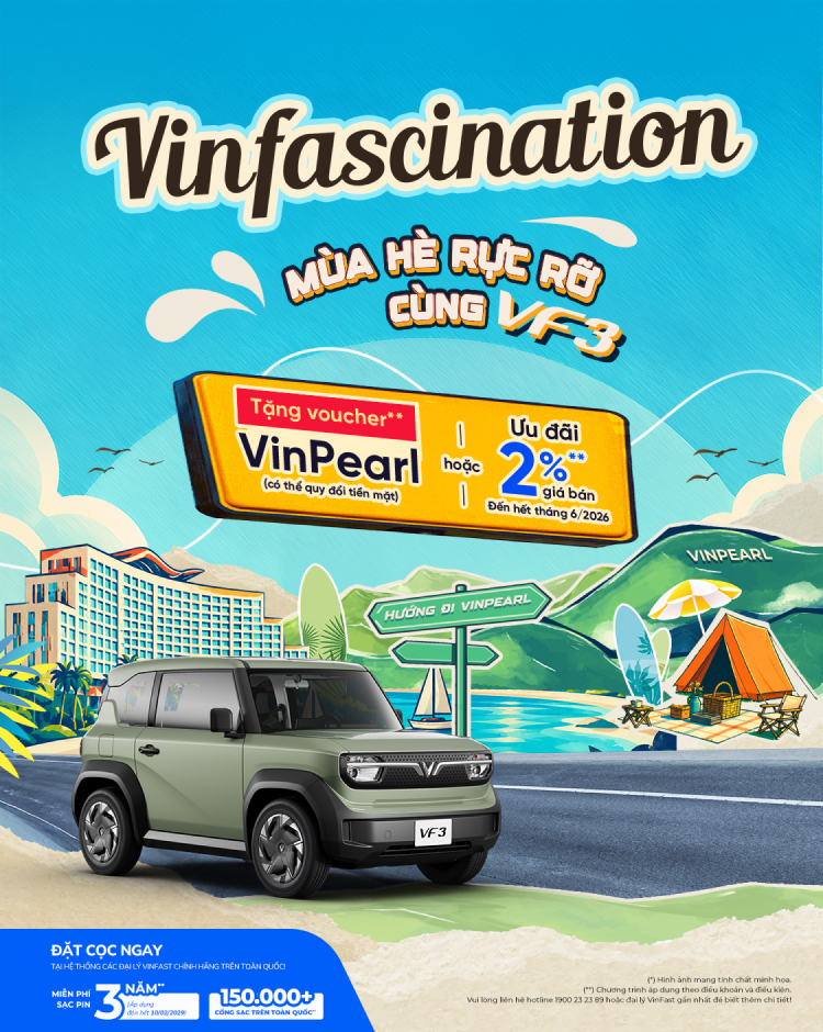 VinFast VF 3 - Xe nhỏ, giá trị lớn.