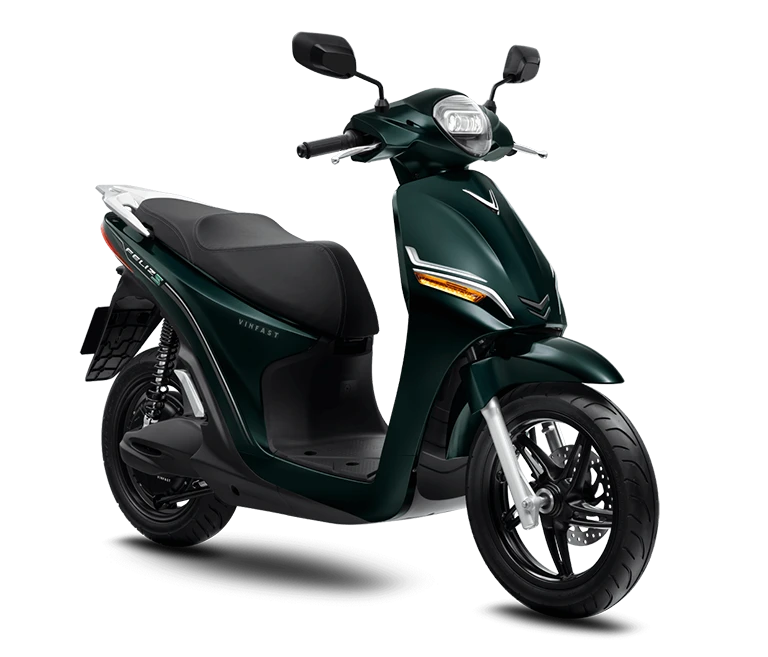 Xe máy điện VinFast Feliz S 2022 màu xanh lá cây