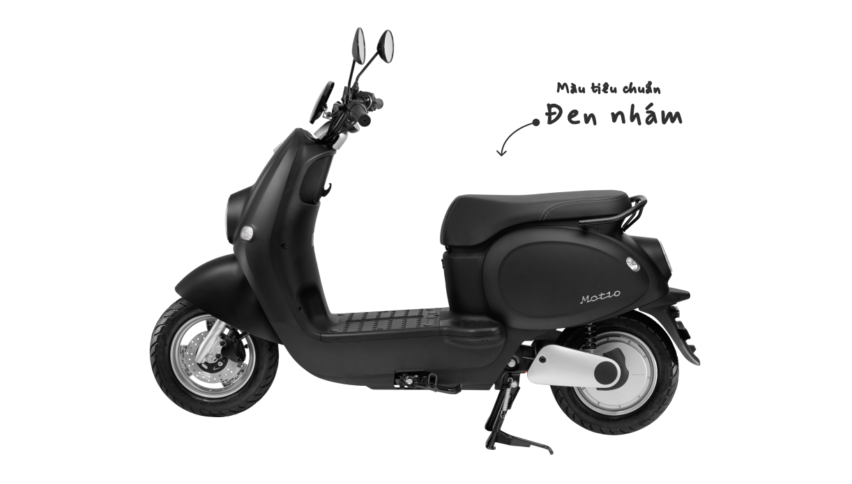 Xe máy điện VinFast Motio màu đen