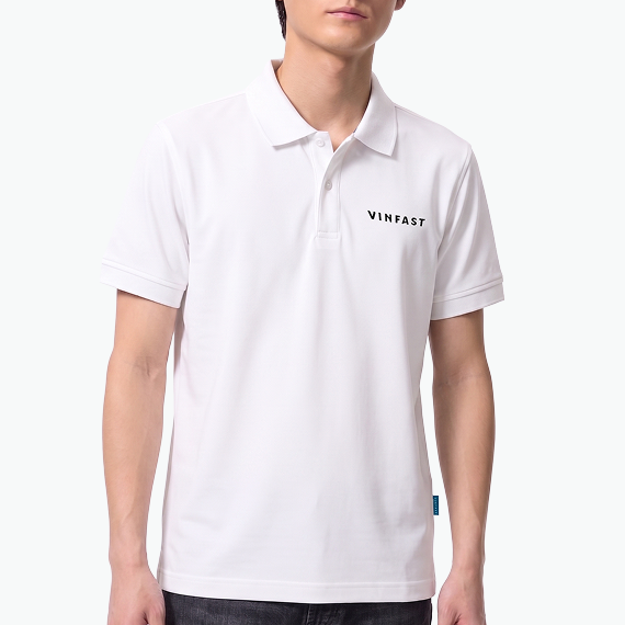 &Aacute;o Polo VinFast M&agrave;u Trắng, , large