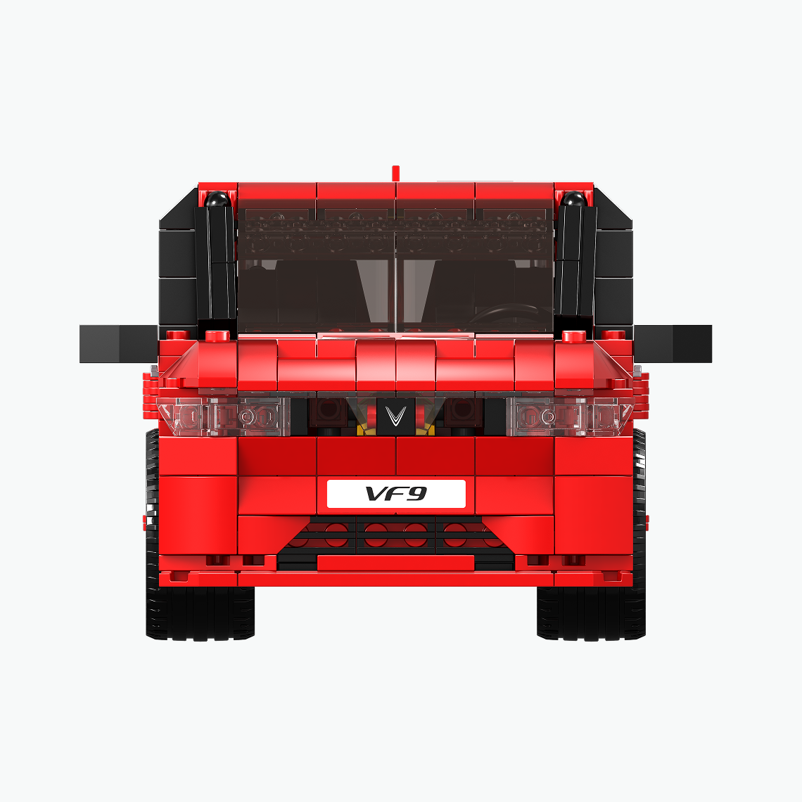 Bộ Xếp H&igrave;nh Robot VinFast VF 9 M&agrave;u Đỏ, , large