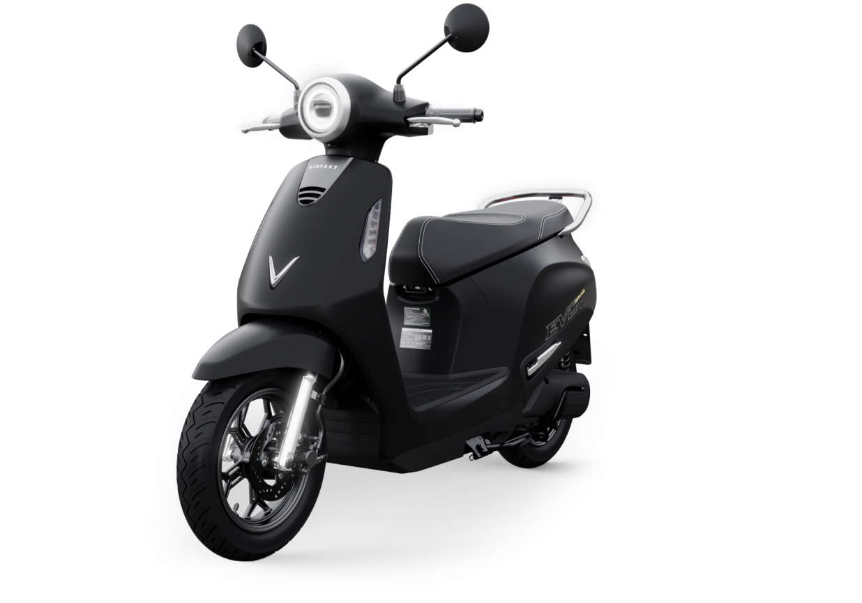 Xe m&aacute;y điện VinFast Evo Grand m&agrave;u đen nh&aacute;m