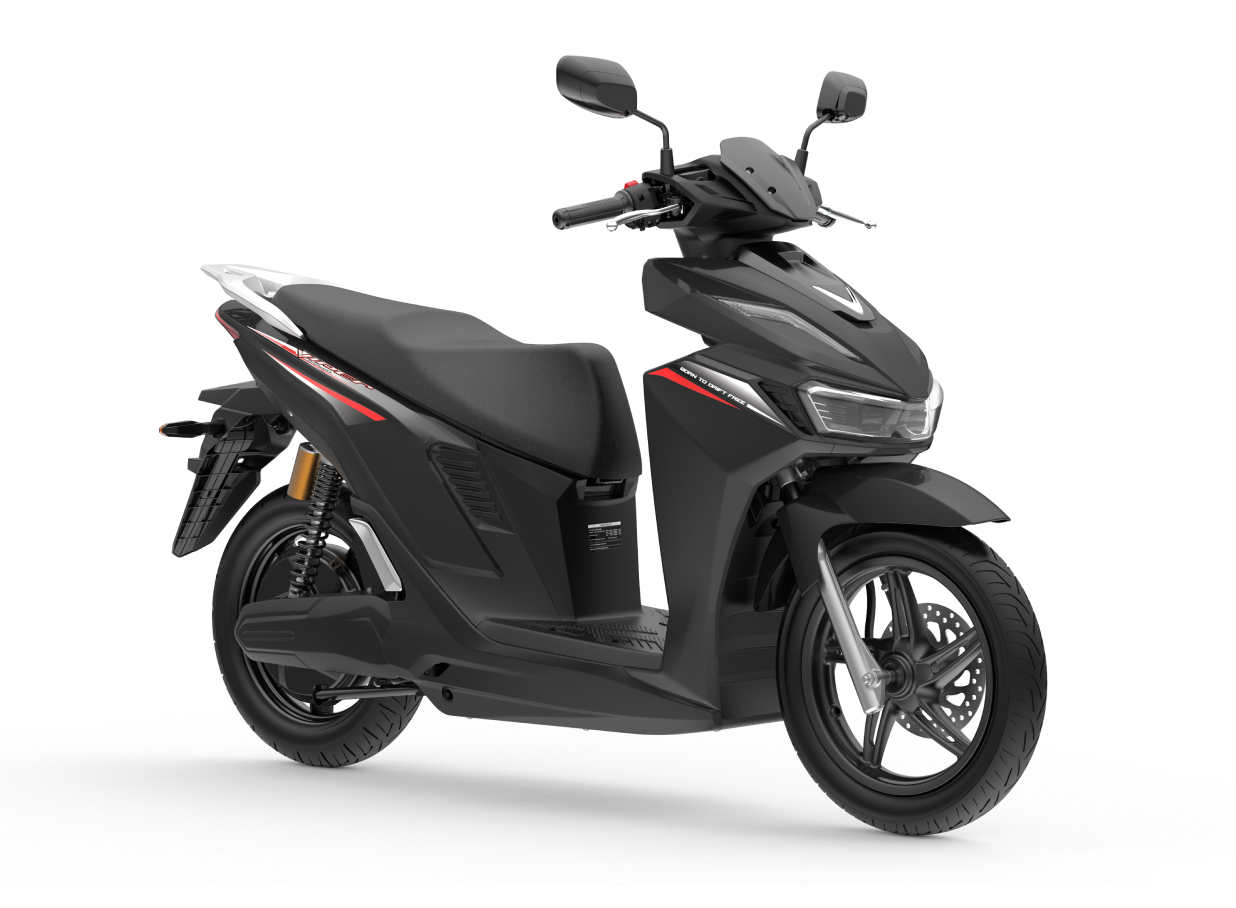 Xe m&aacute;y điện VinFast VIPER m&agrave;u đen b&oacute;ng