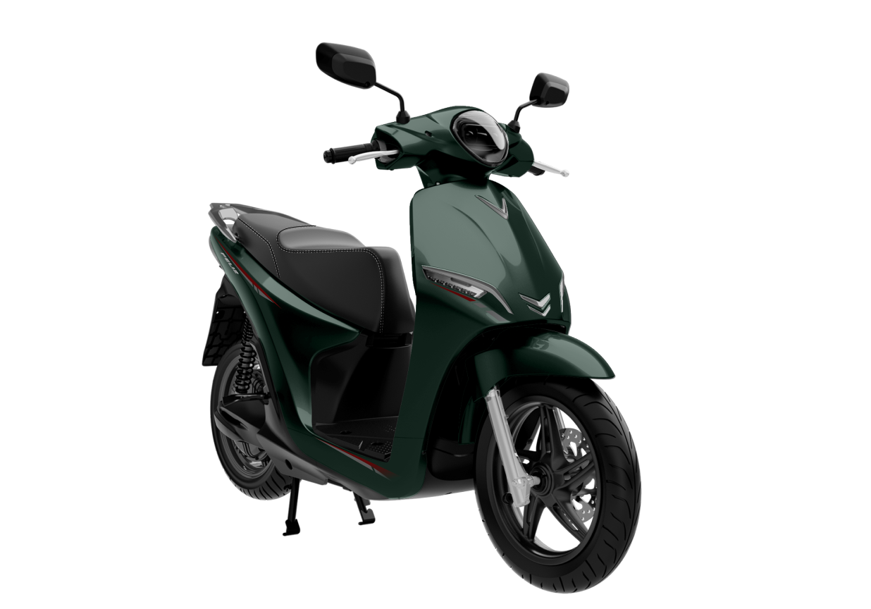 Xe m&aacute;y điện VinFast Feliz 2025 m&agrave;u xanh r&ecirc;u