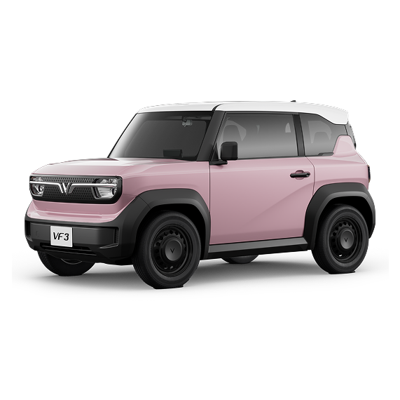 Mô Hình Xe VinFast VF 3, Rose Pink, large