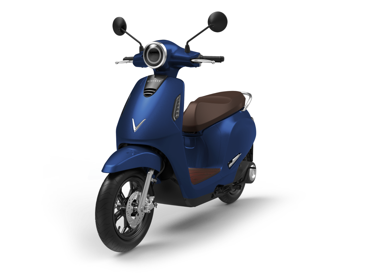 Xe máy điện VinFast Evo200 màu xanh tím than