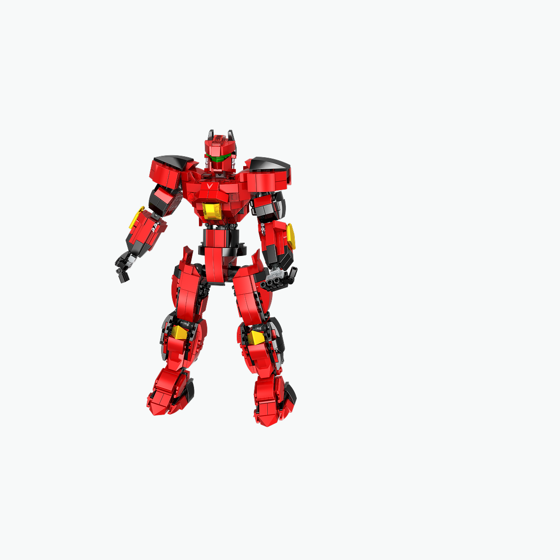 Bộ Xếp H&igrave;nh Robot VinFast VF 9 M&agrave;u Đỏ, , large
