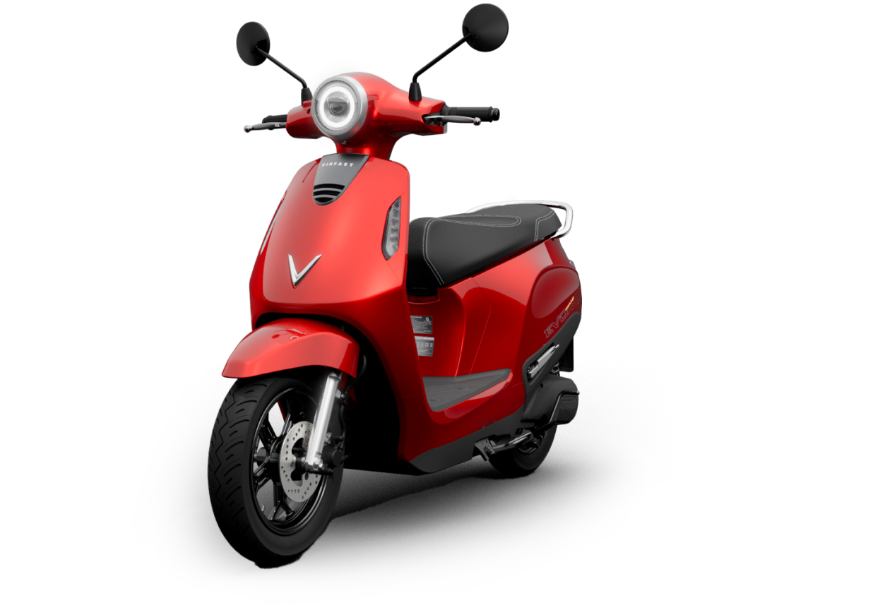 Xe m&aacute;y điện VinFast Evo Grand m&agrave;u đỏ tươi