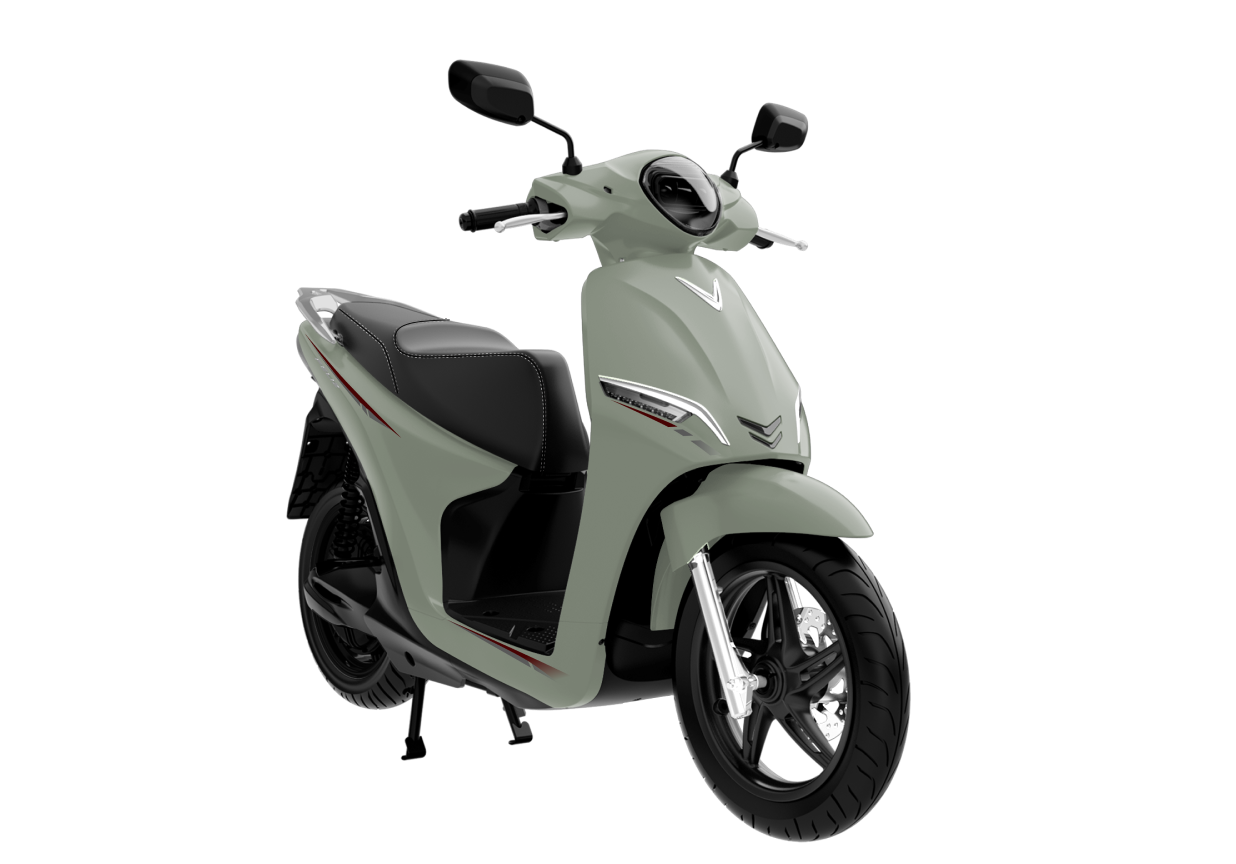 Xe m&aacute;y điện VinFast Feliz 2025 m&agrave;u xanh oliu