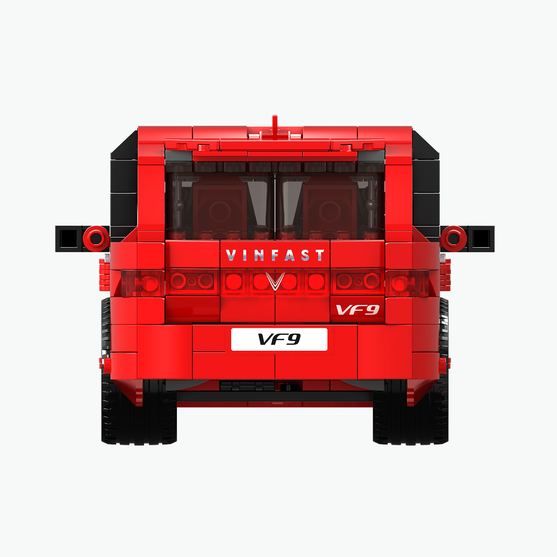 Bộ Xếp H&igrave;nh Robot VinFast VF 9 M&agrave;u Đỏ, , large