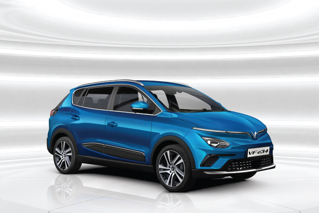 Ngoại thất xe ô tô điện VinFast VF e34 Hinh anh ngoai that xe o to dien VinFast VFe34